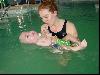 Marina & Max in the pool
