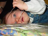 Dylan enjoying the Sensory Room