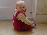 Luca in the kitchen
