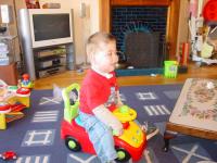 Massimo on his brum brum (again)