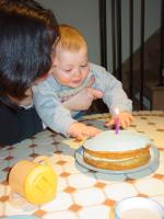 Luca's birthday cake at Granny's