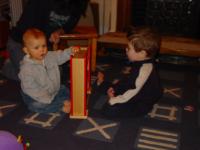 Max and Luca playing