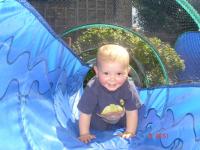 Luca in the tunnel