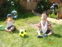 Max, Luca and the bubbles