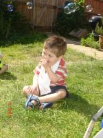 Max in the garden