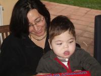 Max and Mummy on Christmas Day