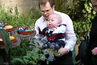 Admiring the butterflies