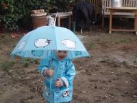 Luca and his umbrella