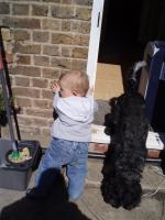Luca making a bid for freedom!