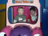 Max and Luca in car